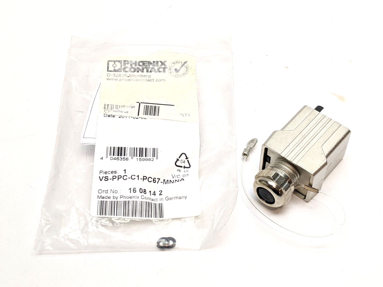 Phoenix Contact VS-PPC-C1-PC67-MNNA Protective Cover 1608142 - New - Maverick Industrial Sales