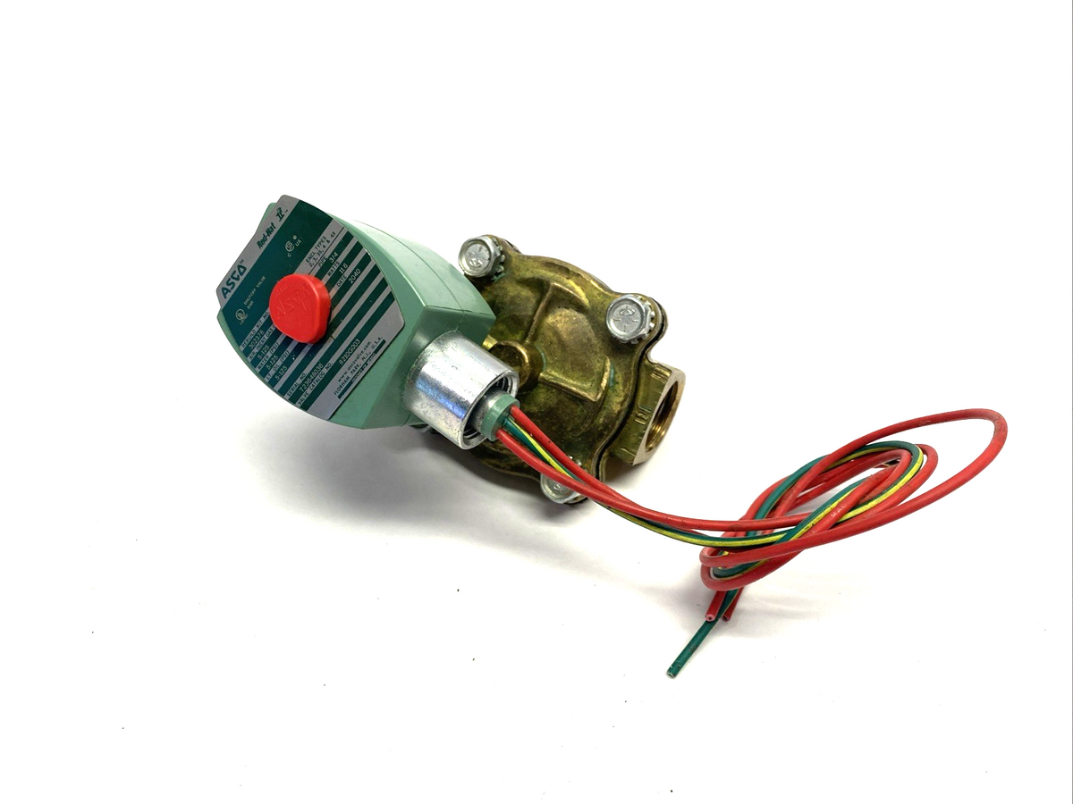 Asco 8210G003 Red-Hat Solenoid Valve 5-125 PSI 3/4" 11.6W - Maverick Industrial Sales