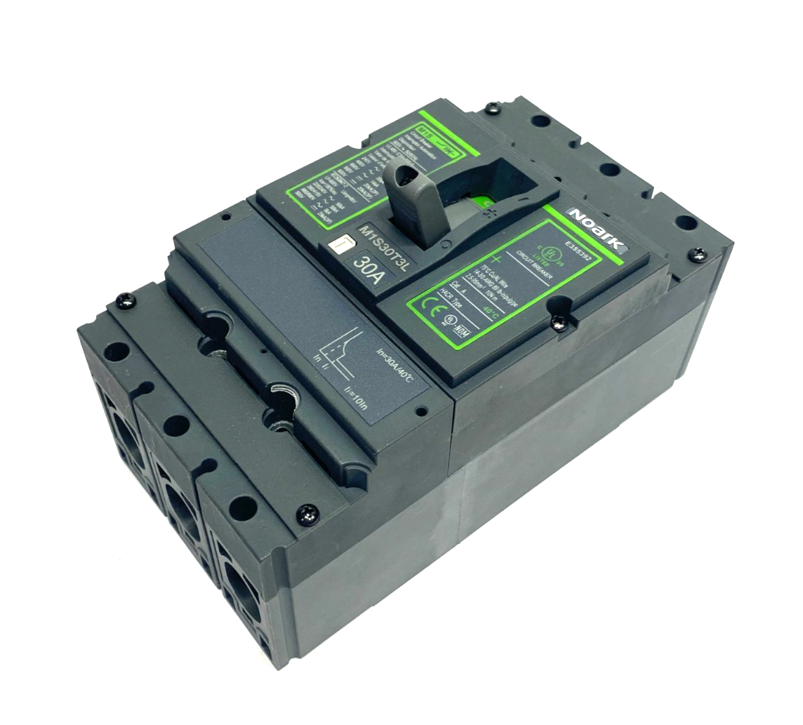 Noark M1S30T3L Molded Case Circuit Breaker Cat A, HACR Type, 3-Pole - Maverick Industrial Sales