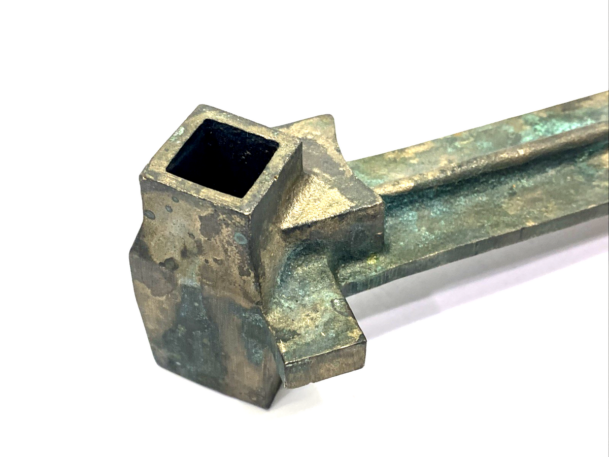 W58S | Ampco Non-Sparking Drum Plug/Bung Wrench, Aluminum Bronze, 15" Length - Used - Maverick Industrial Sales