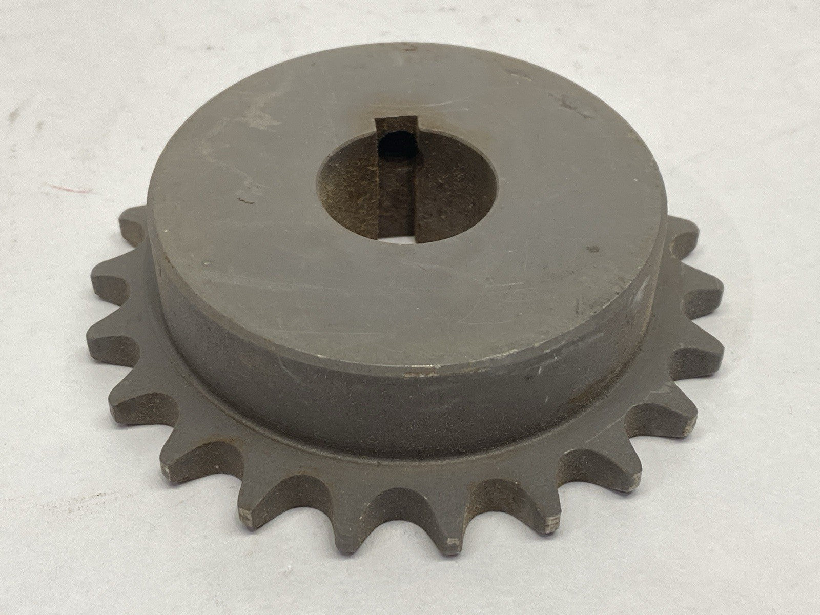 4022X1 Roller Chain Sprocket 22 Teeth 1" Bore 1/4" Key - Used - Maverick Industrial Sales