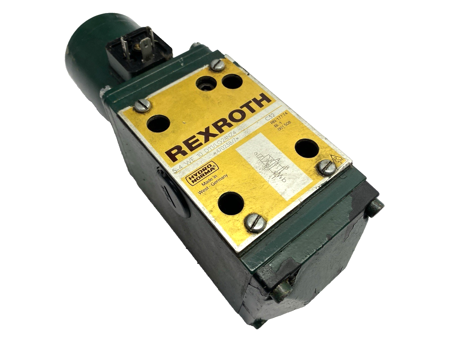 Rexroth 5-4 WE 10 D11/LG24NZ4 Solenoid Valve - Used - Maverick Industrial Sales