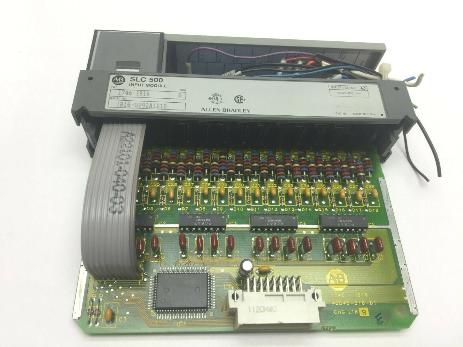 1746-IB16 | Allen Bradley PLC Input Module Ser B - Used - Maverick Industrial Sales