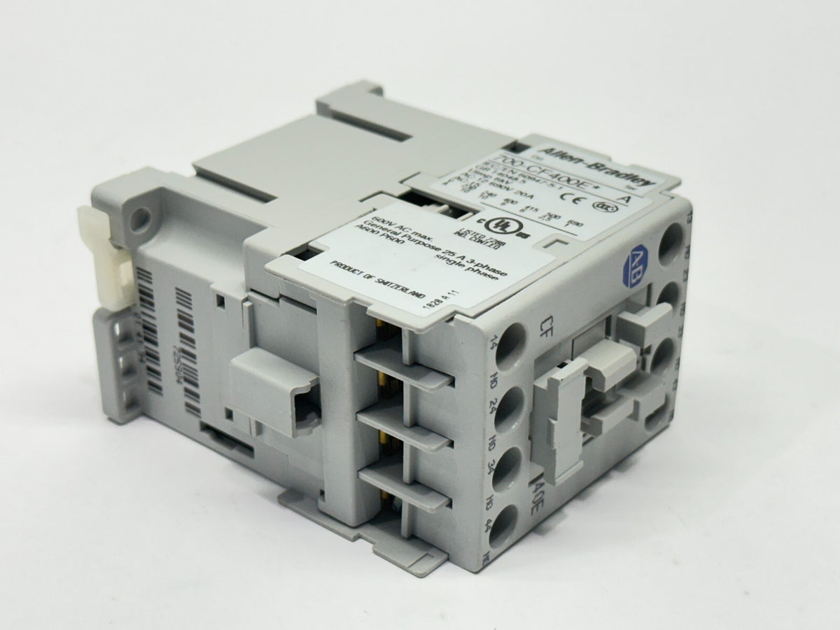 700-CF400EJ | Allen Bradley Ser A Industrial MCS-CF Control Relay 4 NO 24VDC- Used - Maverick Industrial Sales