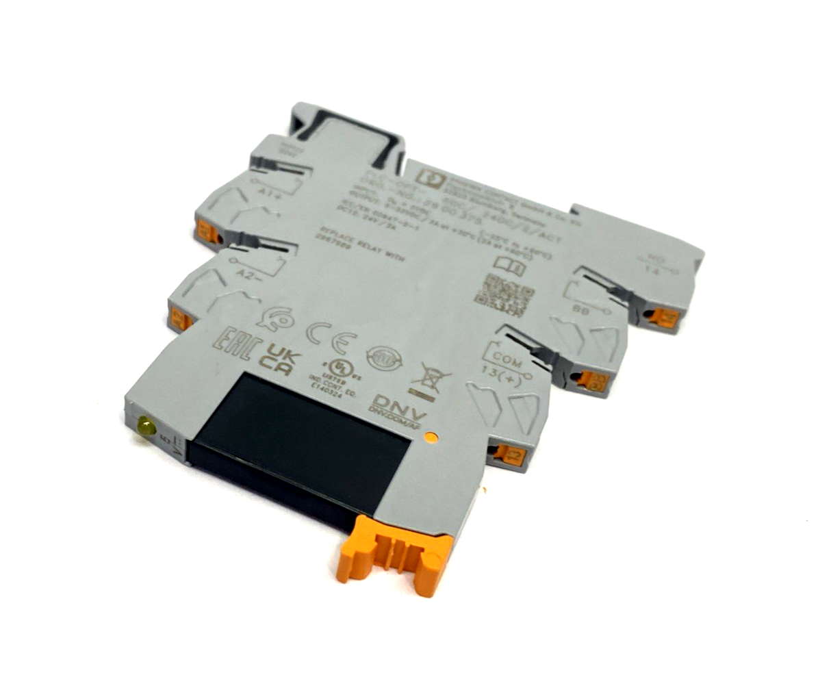 PLC-OPT- 5DC/ 24DC/2/ACT,PLC-OPT-5DC/24DC/2/ACT,2900375 | Phoenix Contact PLC-OPT- 5DC/ 24DC/2/ACT Solid State Relay Module 2900375 - New – Open box - Maverick Industrial Sales