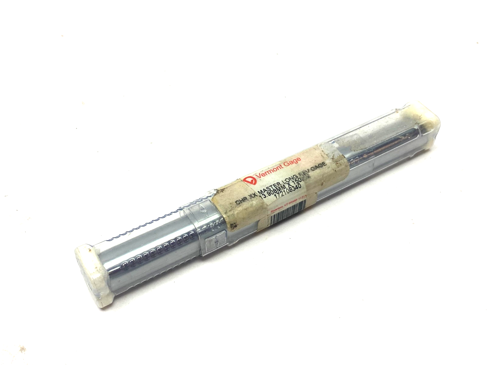 172108340 | Vermont Gage CHR XX Reversible Long Master Gage 13.908mm x 150.00mm - New - Maverick Industrial Sales