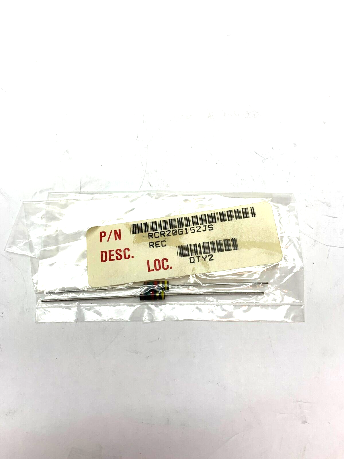 RCR20G152JS | Allen Bradley Carbon Resistor PACK OF 2 - New - Maverick Industrial Sales