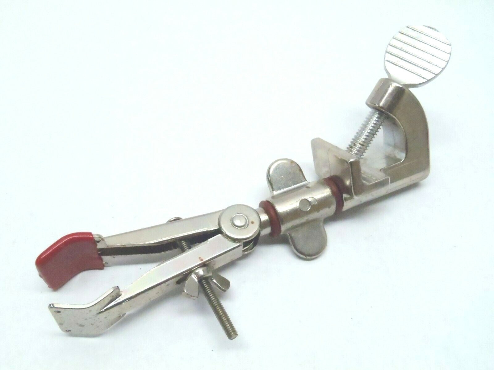 Troemner 916070 Fixed Position Medium 2-Prong Single Adjust Nickel-Plated Zinc - Used - Maverick Industrial Sales