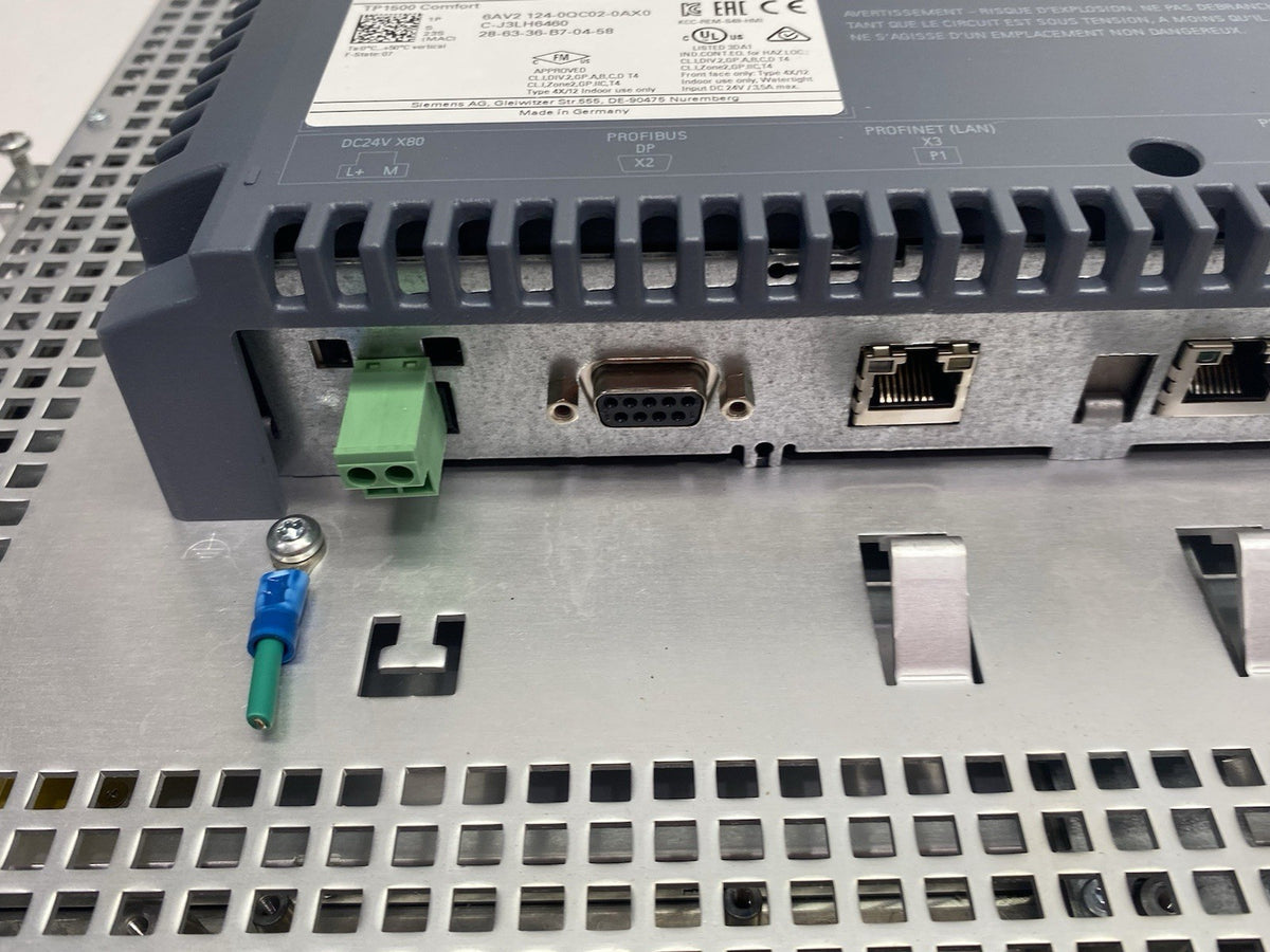 6AV2124-0QC02-0AX0 | Siemens SIMATIC HMI TP1500 Comfort Panel, Touch Op. 15" Wide - Used - Maverick Industrial Sales