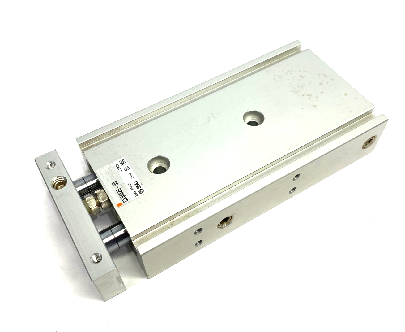 SMC CXSM25-80 Dual-Rod Guided Slide Cylinder 25mm Bore, 80mm Stroke - Maverick Industrial Sales