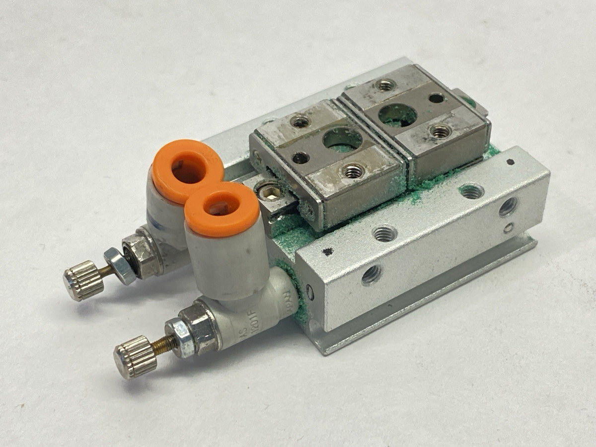 SMC MHF2-8D Pneumatic Gripper 8mm Bore Short Stroke - Maverick Industrial Sales