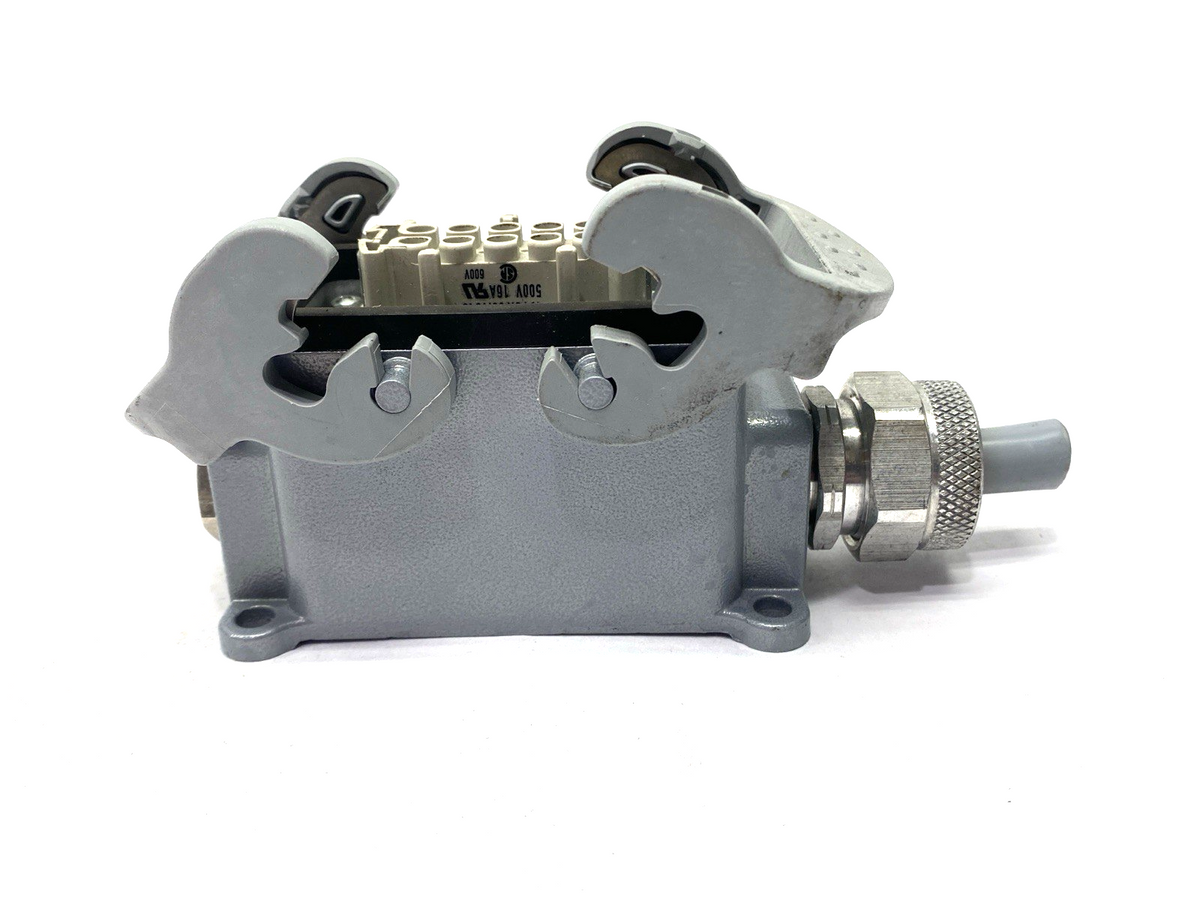 70.335.1035 | Wieland Base Housing Connector Enclosure w/ 70.300.1040 Connector - Used - Maverick Industrial Sales