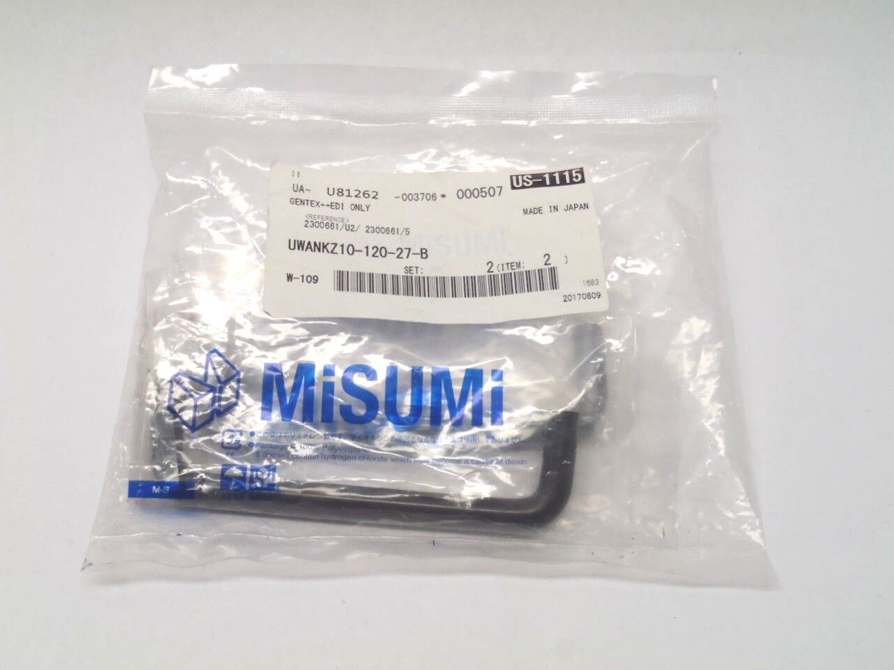 Misumi UWANKZ10-120-27-B Round Handle LOT OF 2 - Maverick Industrial Sales