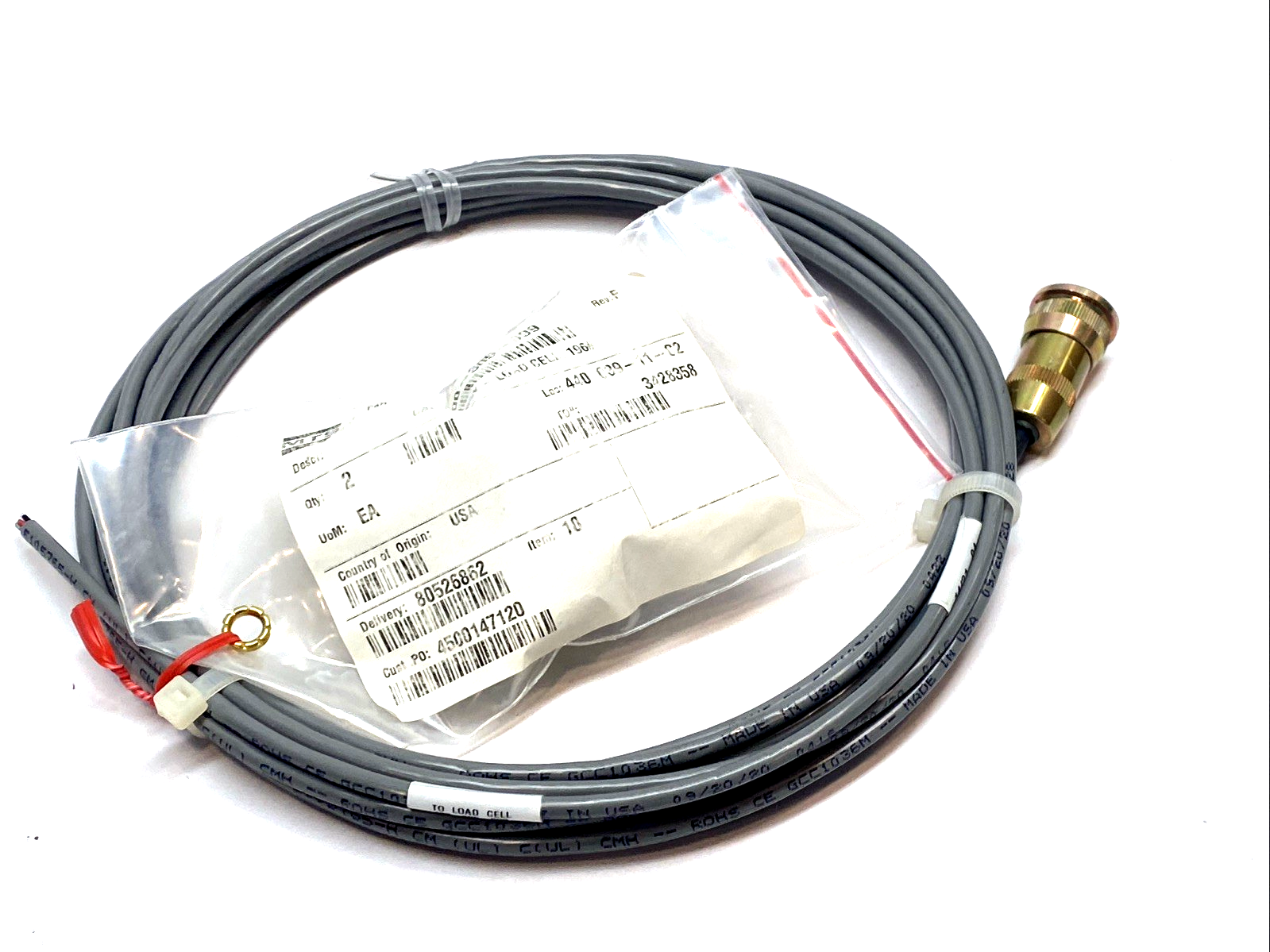 E105765‑H | Carol 22 AWG 4‑Conductor Control Cable - New – Open box - Maverick Industrial Sales