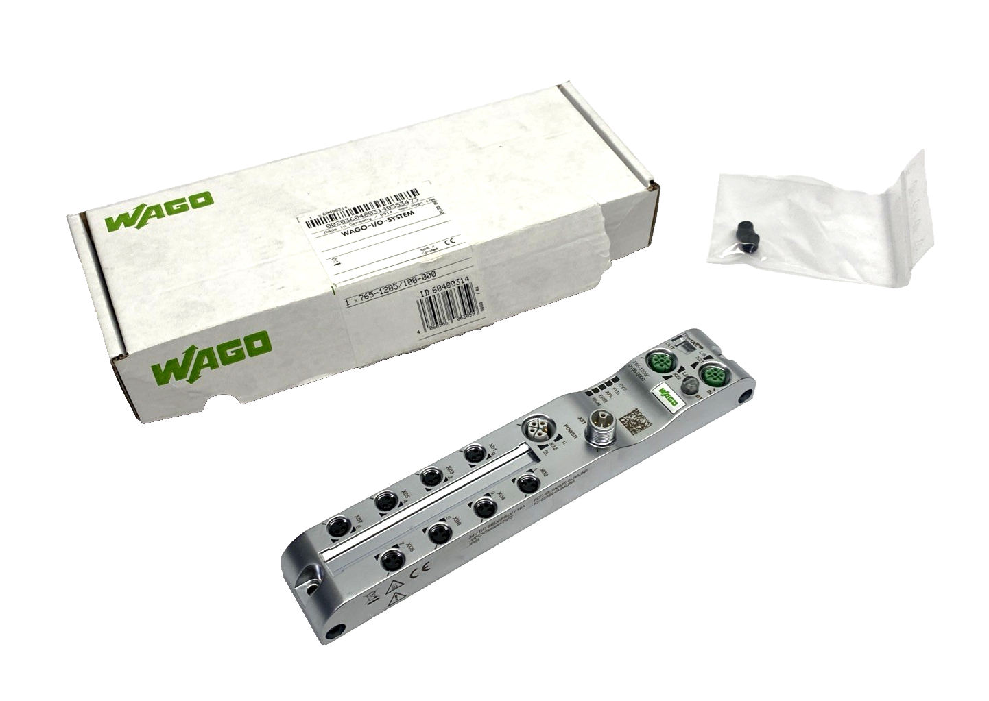 765-1205/100-000 | Wago 8-Channel Digital Input/Output; EtherCAT DC 60480314 - New – Open box - Maverick Industrial Sales