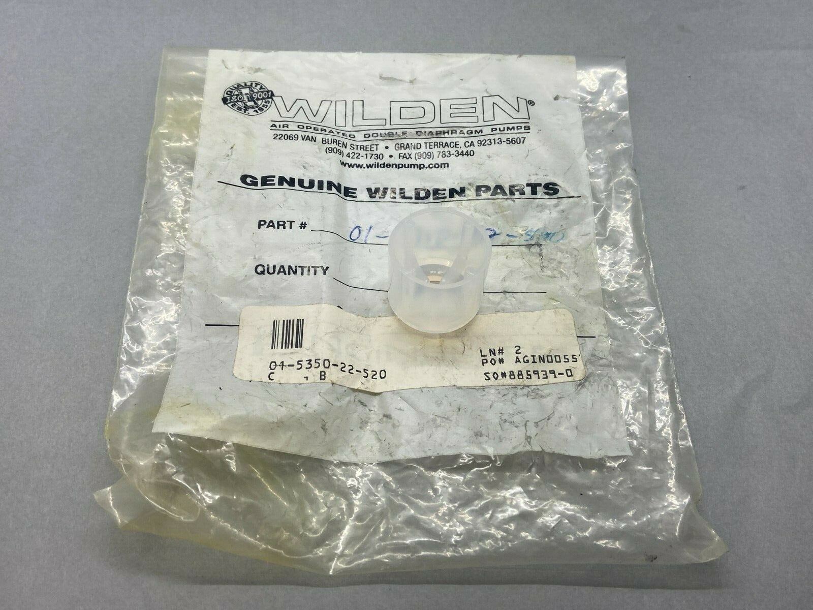 Wilden 01-5350-22-520 Ball Cage for Turbo-Flo Model T1 Ultrapure III Pump - Maverick Industrial Sales