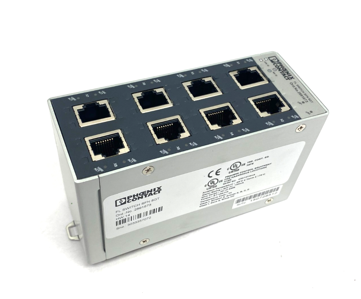 2891673 | Phoenix Contact Industrial Ethernet Switch FL SWITCH SFN 8GT - Used - Maverick Industrial Sales