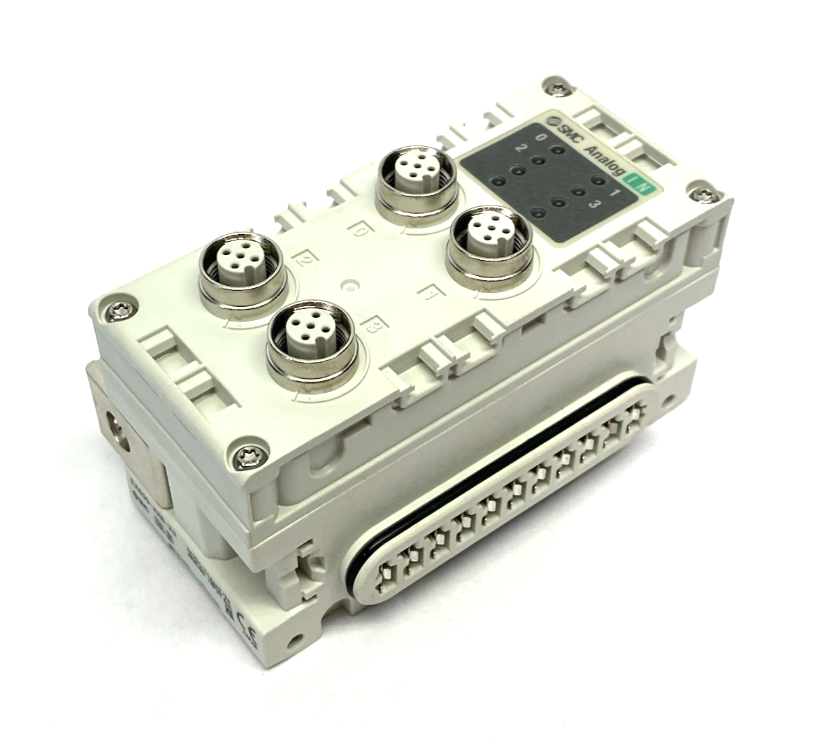 SMC EX600-AXB-X3 Analog Input 4-Channel Serial Interface Unit 2 x M12 Ports - Maverick Industrial Sales