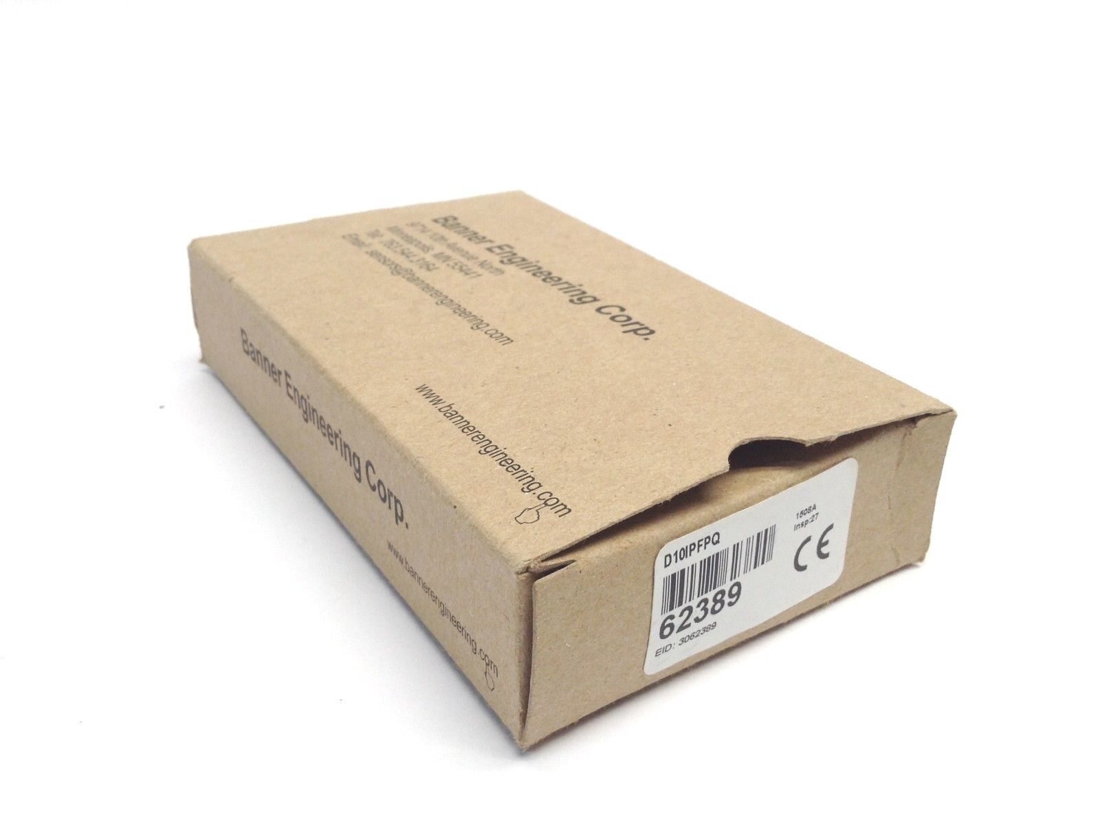 Banner Engineering D10IPPFPQ Fiber Optic Sensor 62389 - New - Maverick Industrial Sales