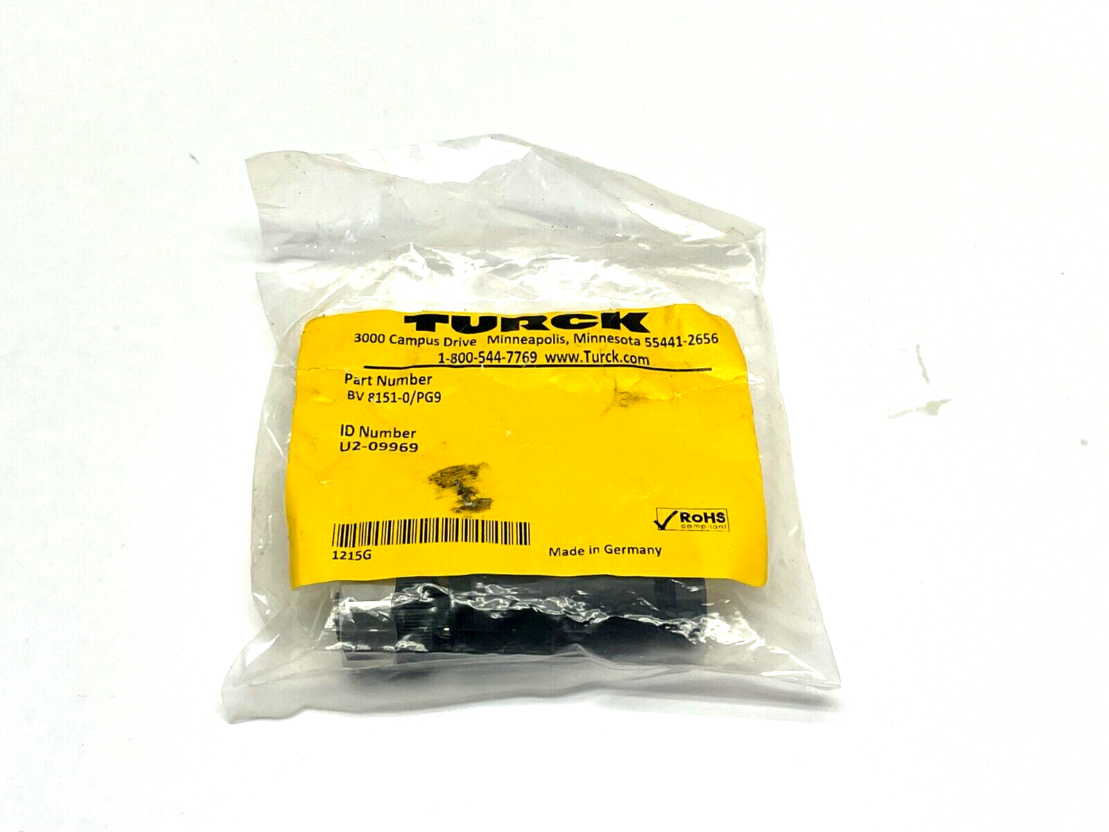 BV 8151-0/PG9 | Turck Cable Connector U2-09969 - New - Maverick Industrial Sales