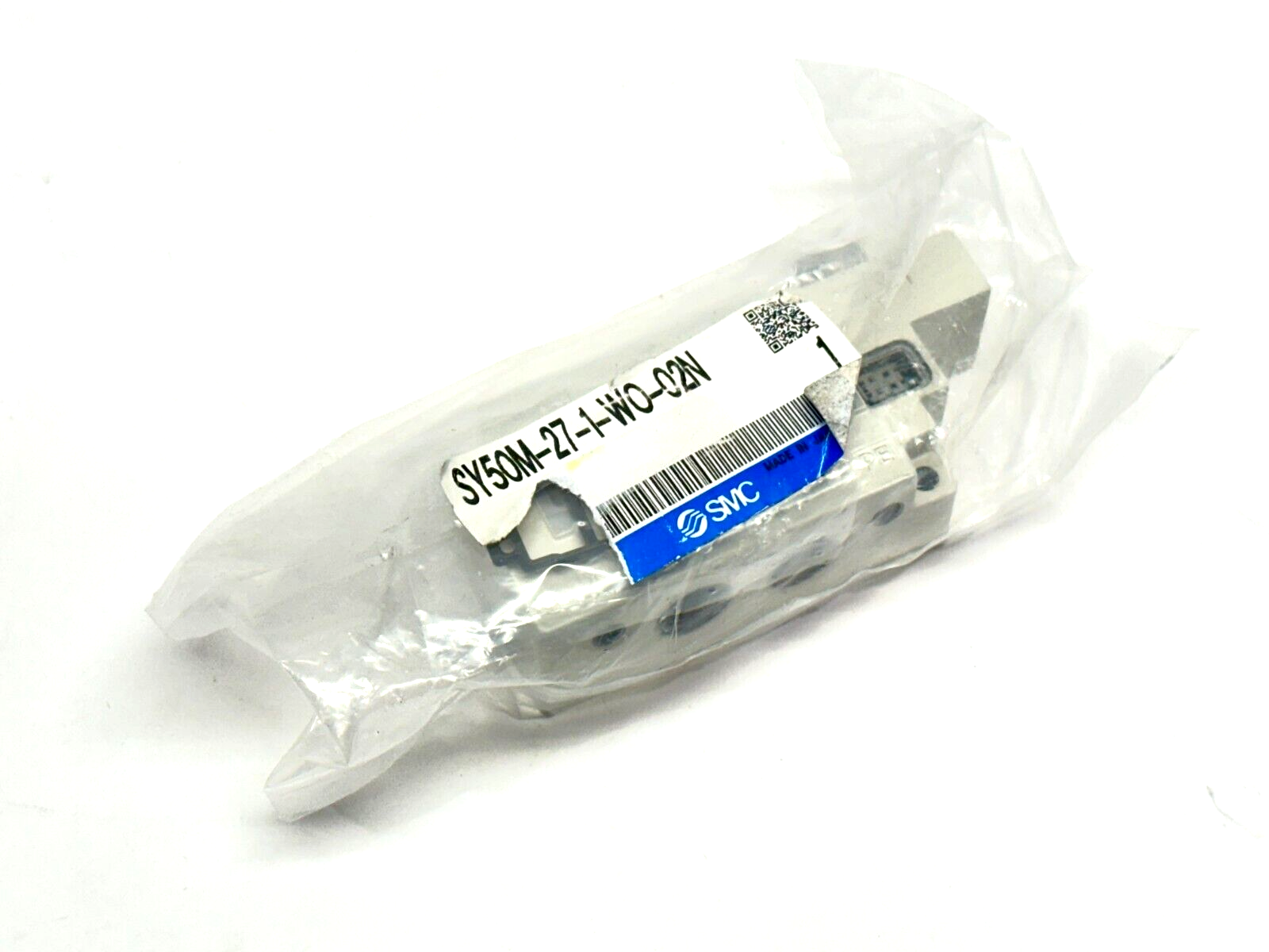 SY50M-27-1-WO-02N | SMC Solenoid Valve Subplate 5-Port SY5000 - New Other - Maverick Industrial Sales