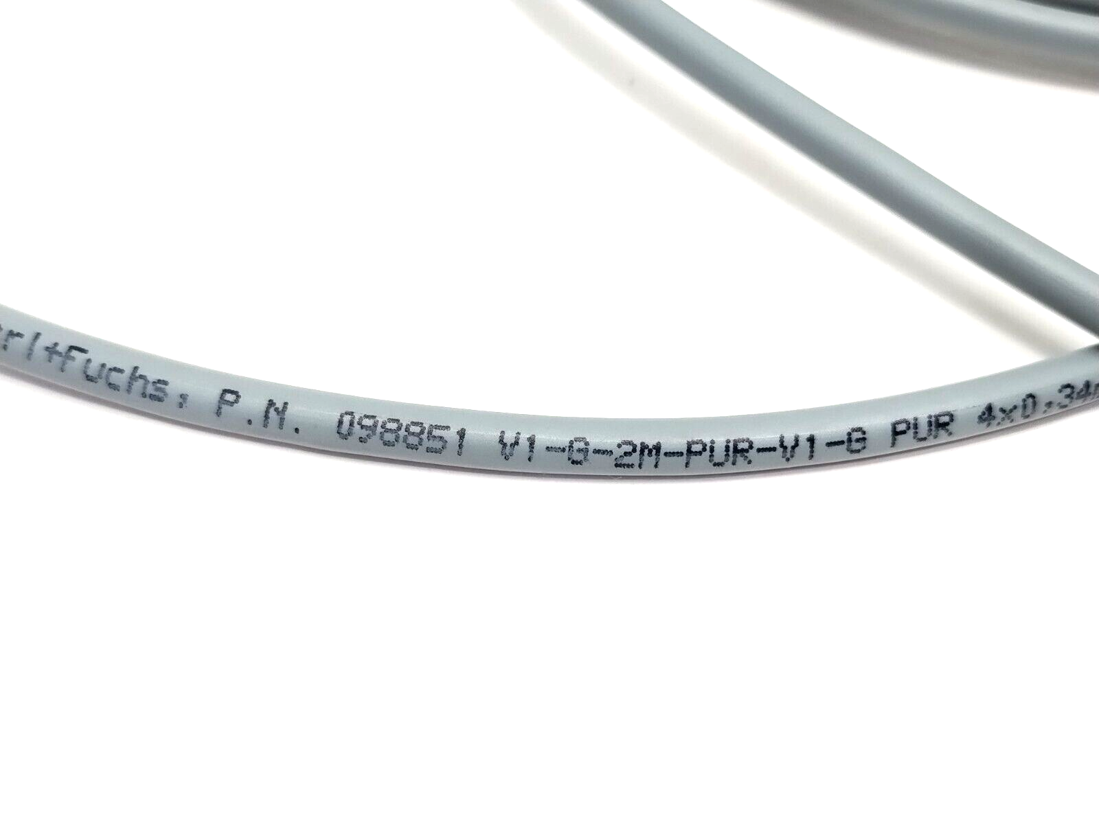 V1-G-2M-PUR-V1-G, 098851 | Pepperl+Fuchs V1-G-2M-PUR-V1-G Cordset M12 4-Pin Male To Female 2m 098851 - New Other - Maverick Industrial Sales