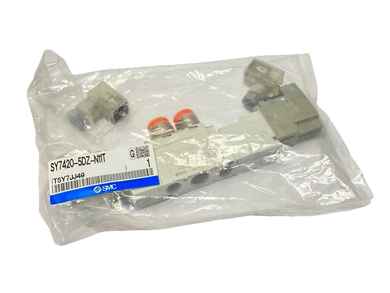 SY7420-5DZ-N11T | SMC Pneumatic 5-Port Solenoid Valve 24VDC - New - Maverick Industrial Sales