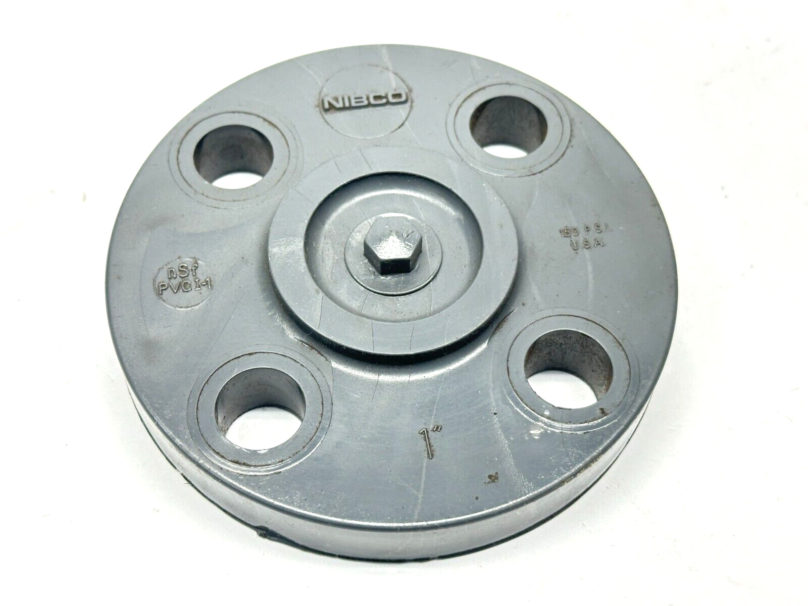 4519-H, CA16400 | Nibco 4519-H 1" Blind Flange PVC Schedule 80 CA16400 - New – Open box - Maverick Industrial Sales