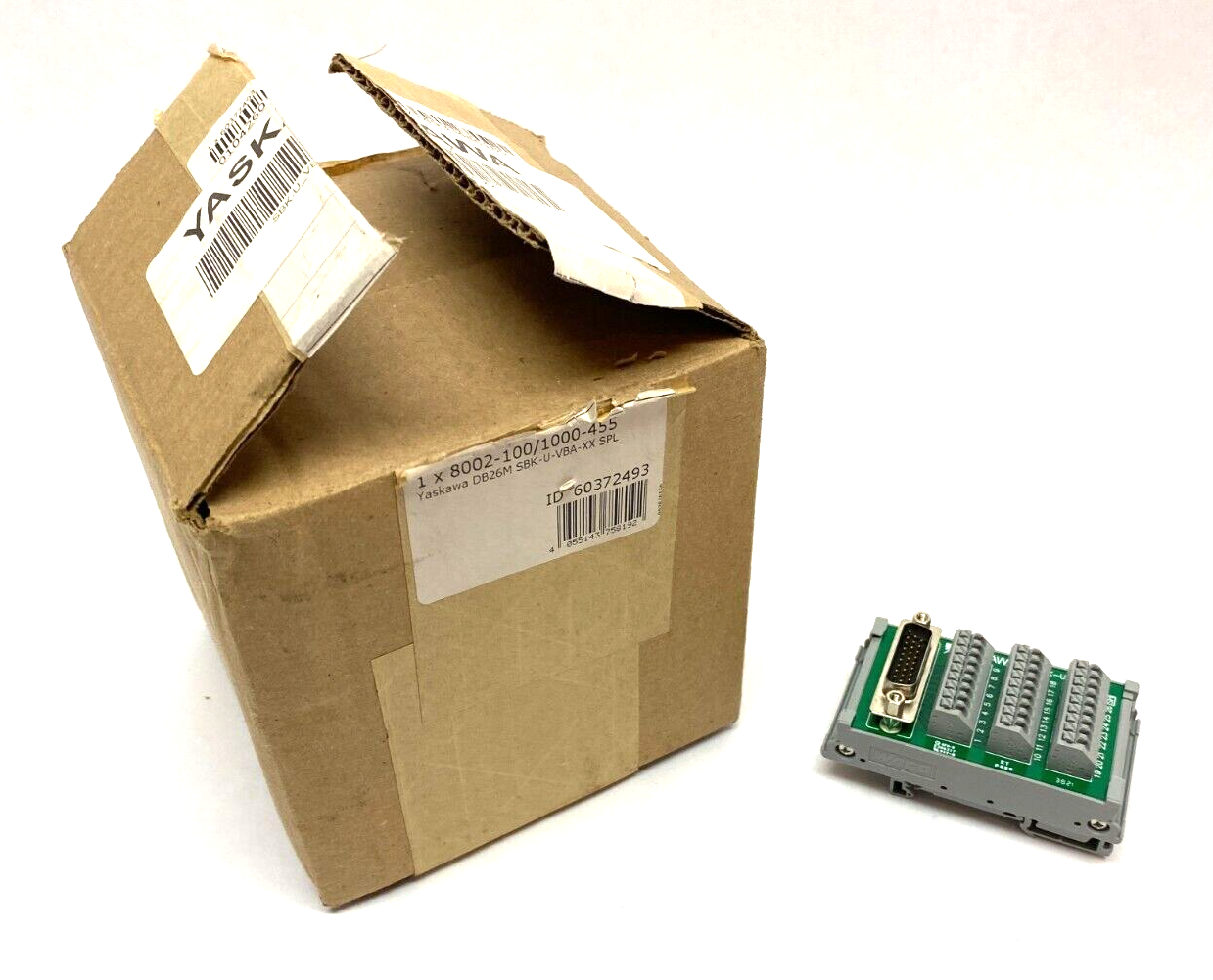 Yaskawa SBK-U-VBA-XX Connector Terminal Converter Unit - New – Open box - Maverick Industrial Sales