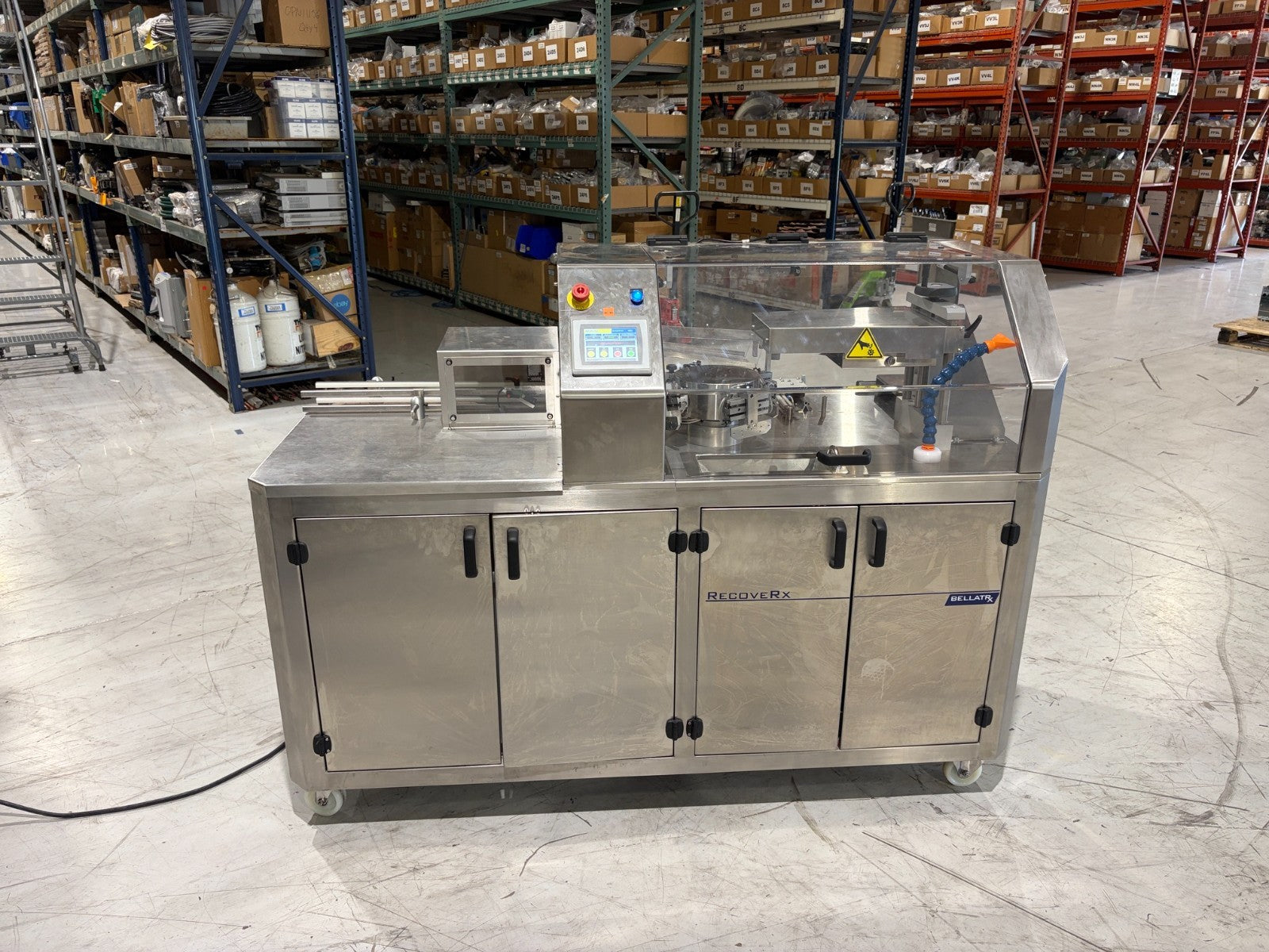 BellatRx 1040 RecoverRx Automatic De-Bottling Recovery Machine, Bottle Cutter - Maverick Industrial Sales