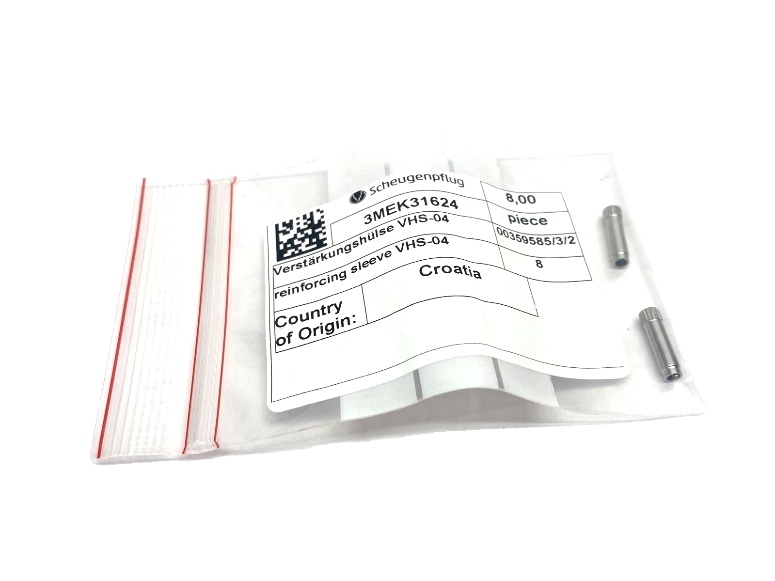 Scheugenpflug 3MEK31624 Reinforcing Sleeve VHS-04 LOT OF 2 - New – Open box - Maverick Industrial Sales