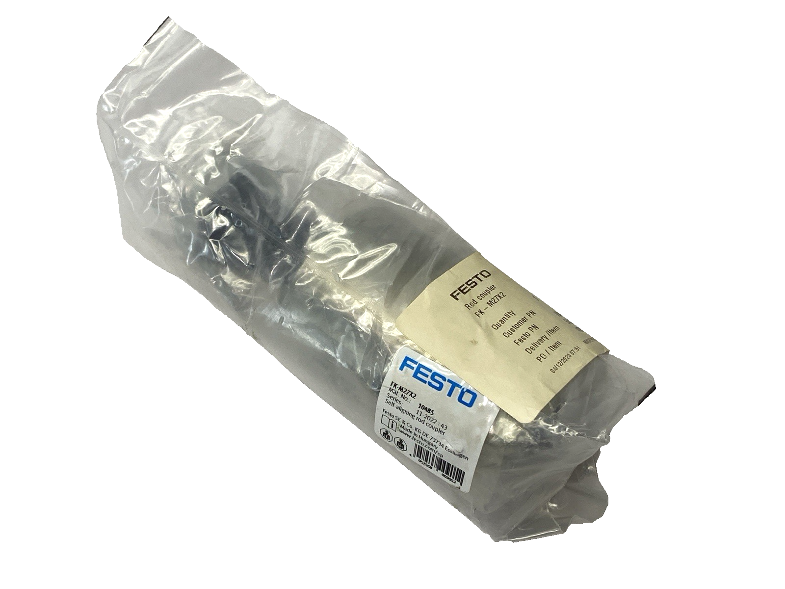 Festo FK-M27X2 Self-aligning Rod Coupler 10485 - Maverick Industrial Sales