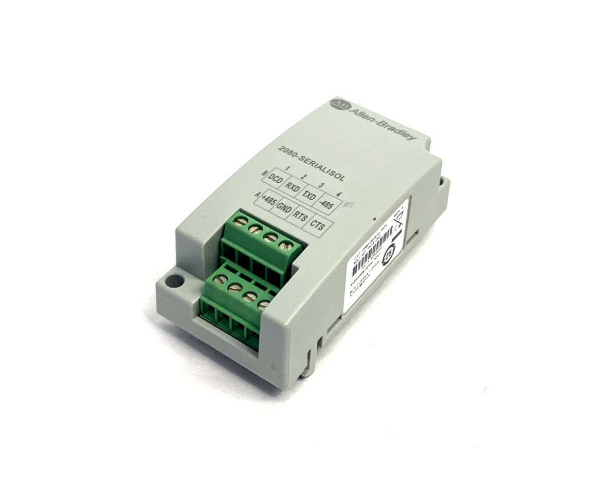 2080-SERIALISOL | Allen Bradley Ser. A Micro800 Isolated Serial Port Plug-In - Used - Maverick Industrial Sales