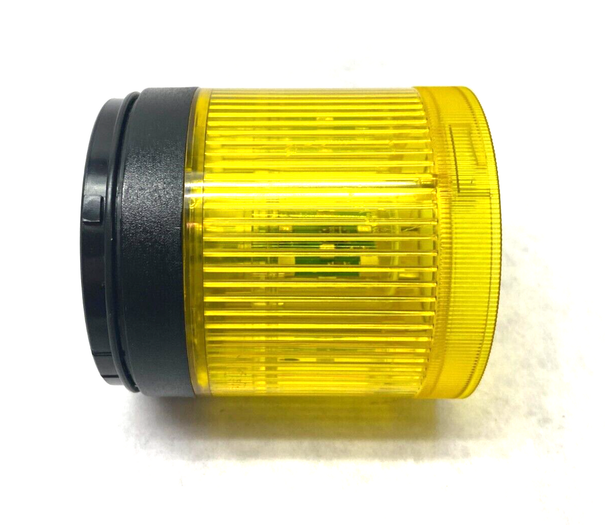 855T-B24DN8, 855E-LL24A | Allen Bradley 855T-B24DN8 Ser. B Steady Incandescent Stack Light Yellow 24V - Used - Maverick Industrial Sales