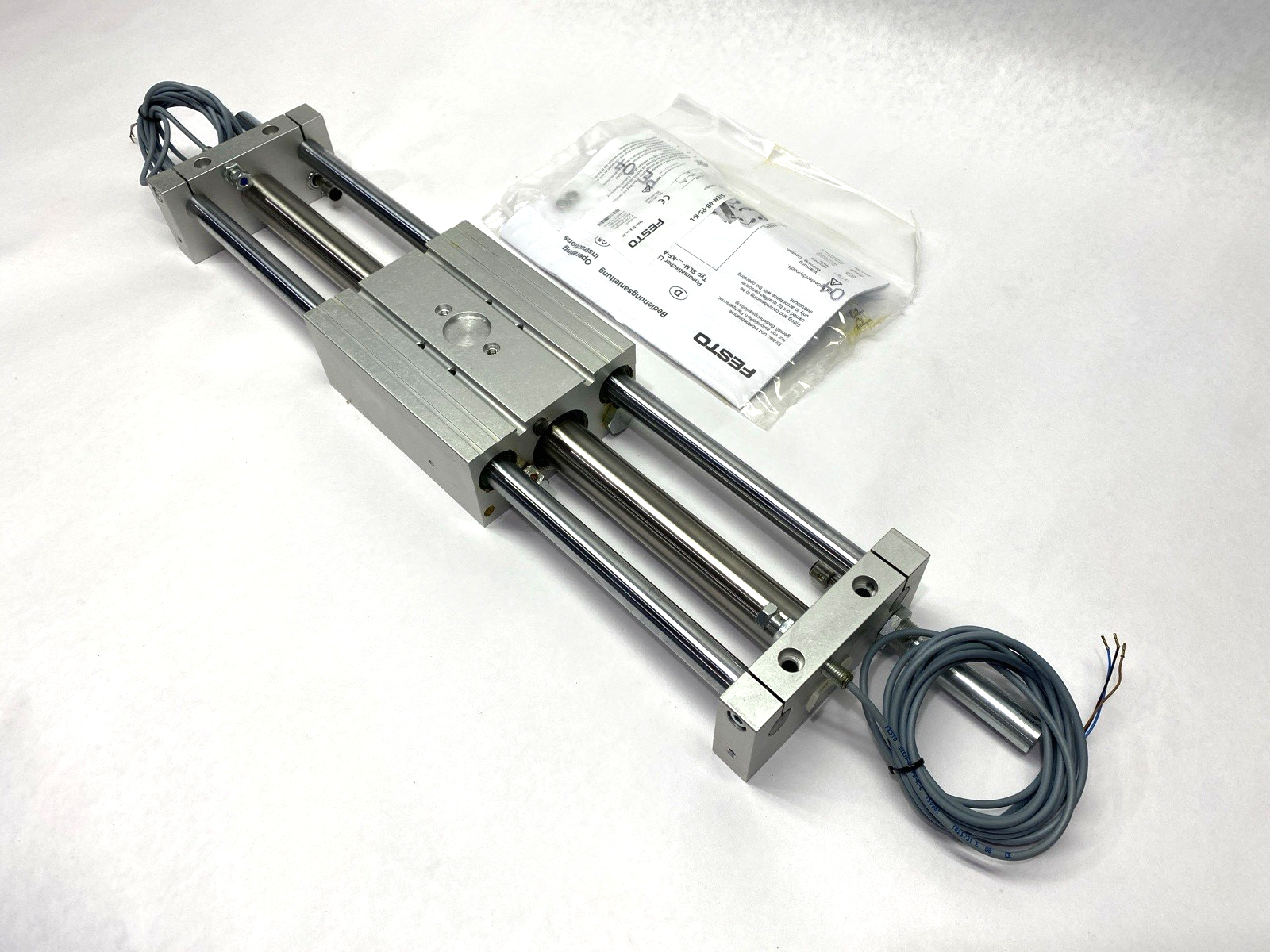 Festo SLM-25-280-KF-A-G-YV-YH-PV-PH Pneumatic Linear Drive 280mm Stroke 32784 - Maverick Industrial Sales