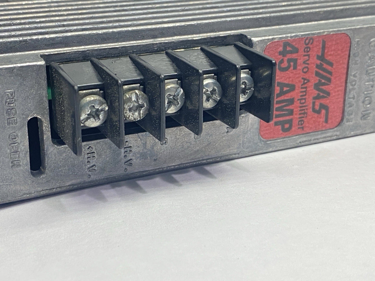 14-1752B | HAAS Rev A Servo Amplifier 45 Amp W12138 - For parts or not working - Maverick Industrial Sales