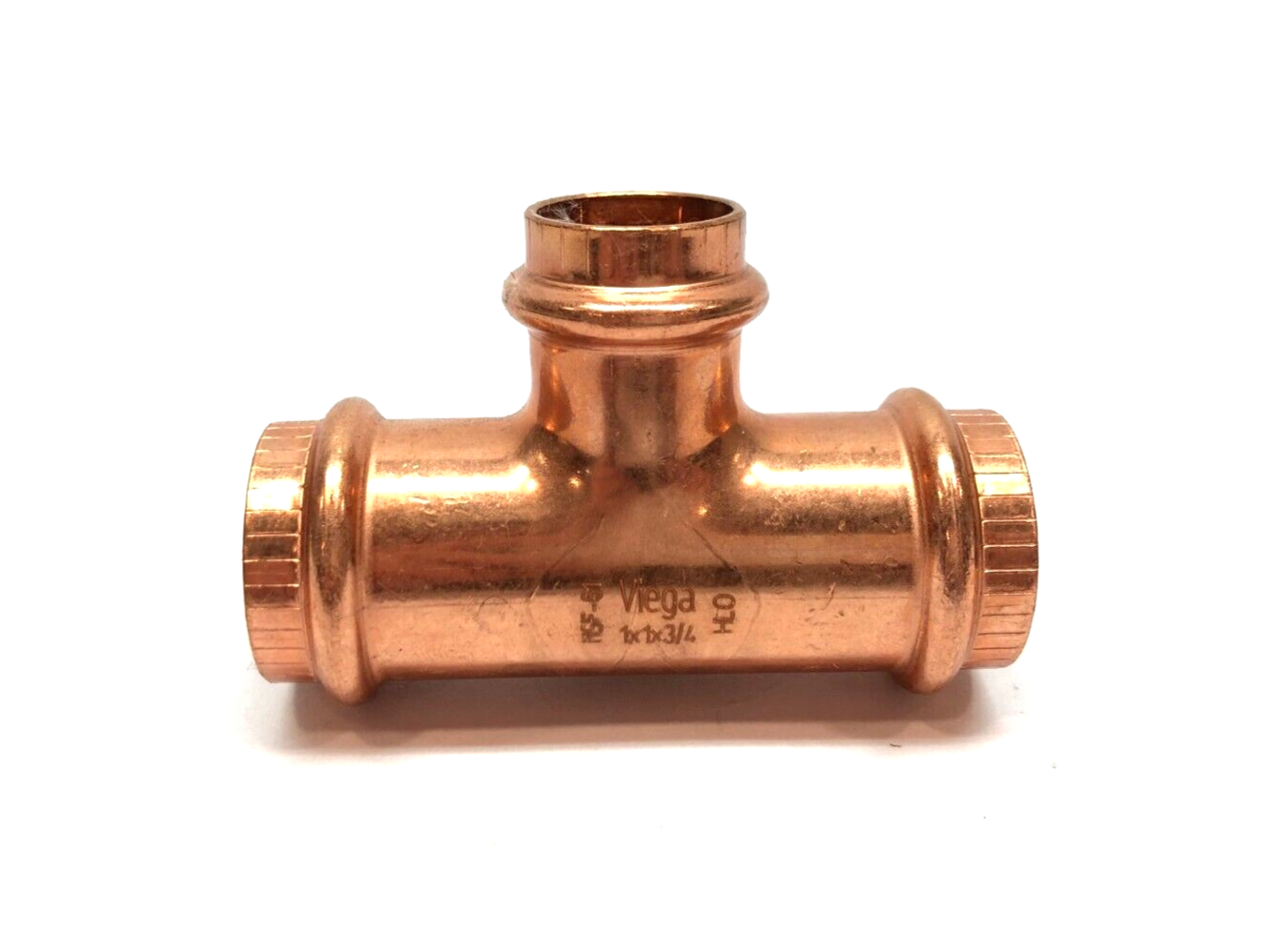 77437 | Viega ProPress TEE Fitting, 1" x 1" x 3/4" CxCxC, 3AV90 - New – Open box - Maverick Industrial Sales