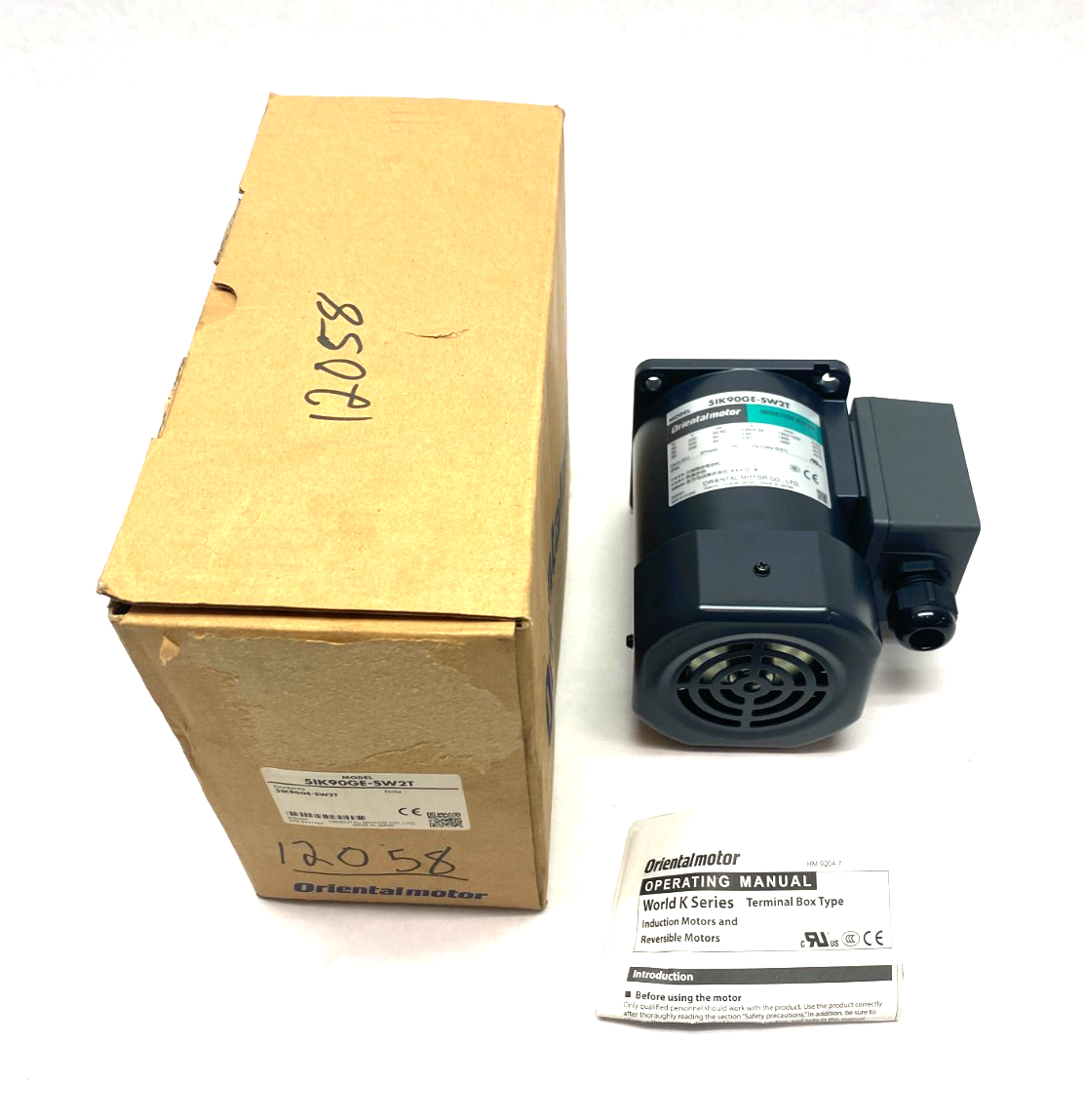 Oriental Motor 5IK90GE-SW2T World K Induction AC Motor Pinion Shaft 1/8HP 90W - Maverick Industrial Sales