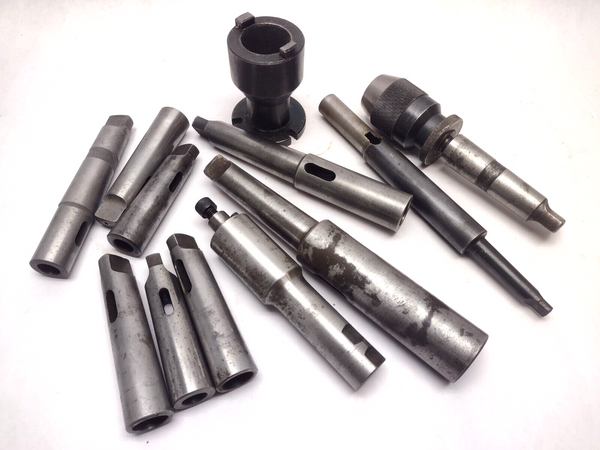 CNC Milling Tool Adapters LOT OF 11 Various Types - Maverick Industrial Sales