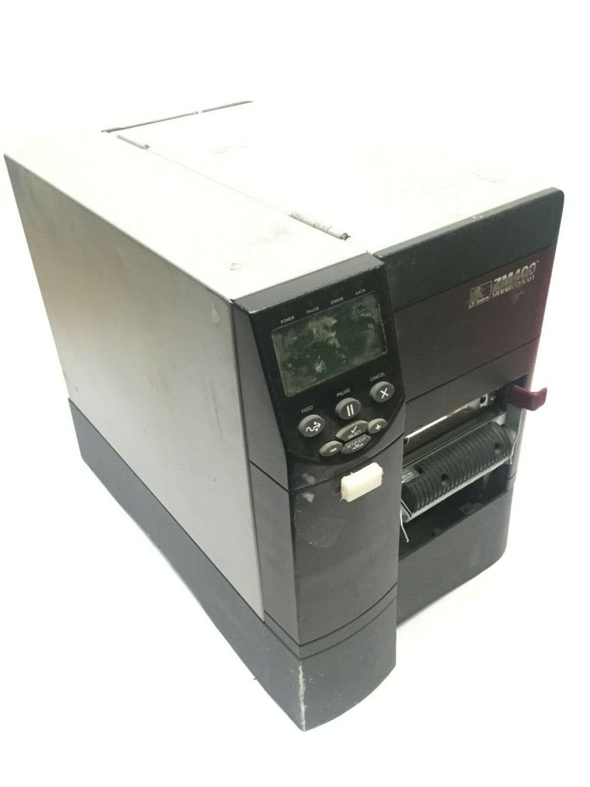 Zebra ZM400-2001-4000T Thermal Label Printer ZM400 - C - For parts or not working - Maverick Industrial Sales