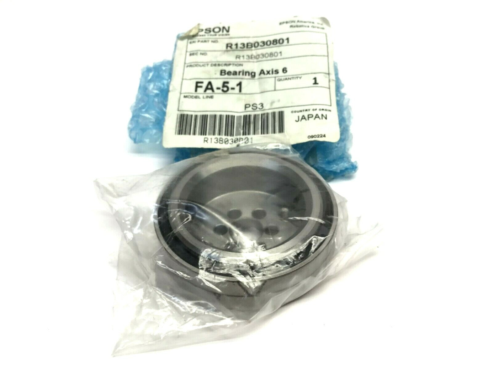 R13B030801 | Epson Bearing Axis 6 FA-5-1 PS3 - New – Open box - Maverick Industrial Sales