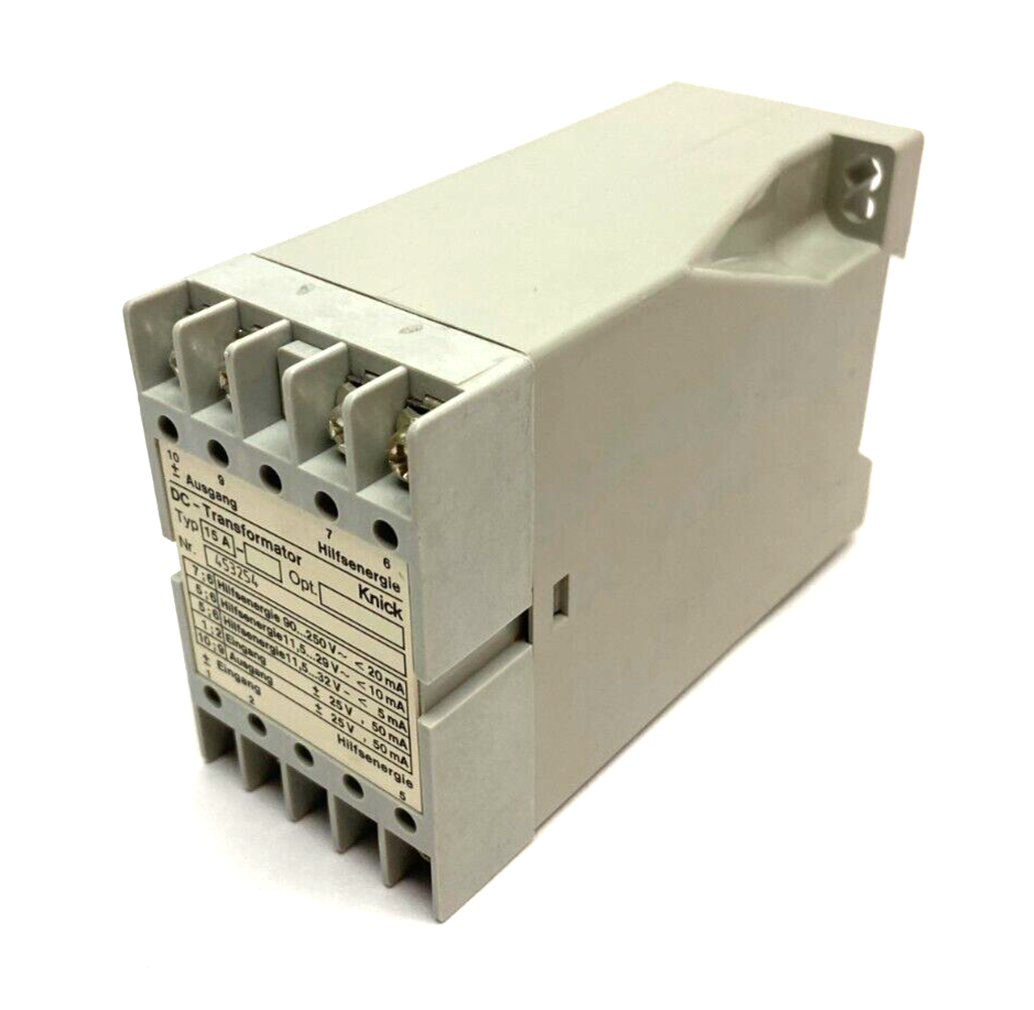 E. Dold & Sohne 453254 DC Transformator Knick Relay Typ 15A - Maverick Industrial Sales
