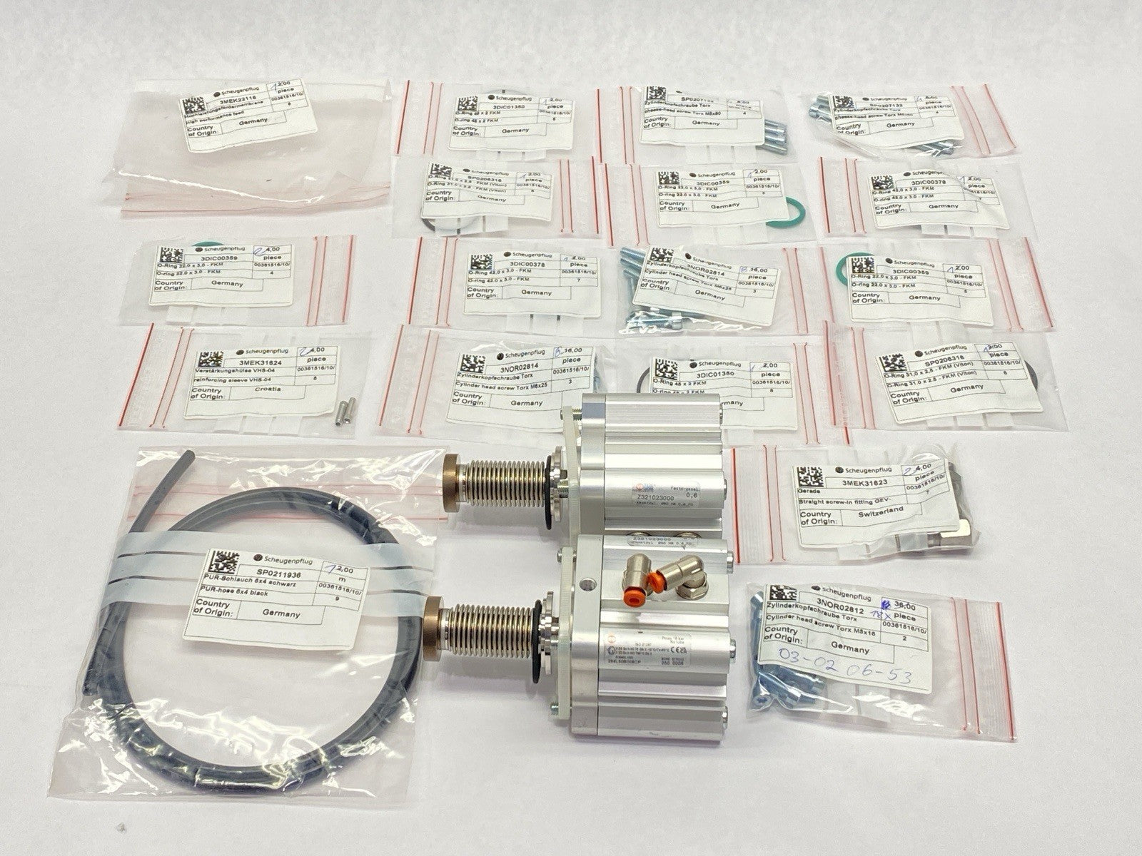 Scheugenpflug SP0240154 Valve Inlet Kit NW20 FKM H6 - New – Open box - Maverick Industrial Sales