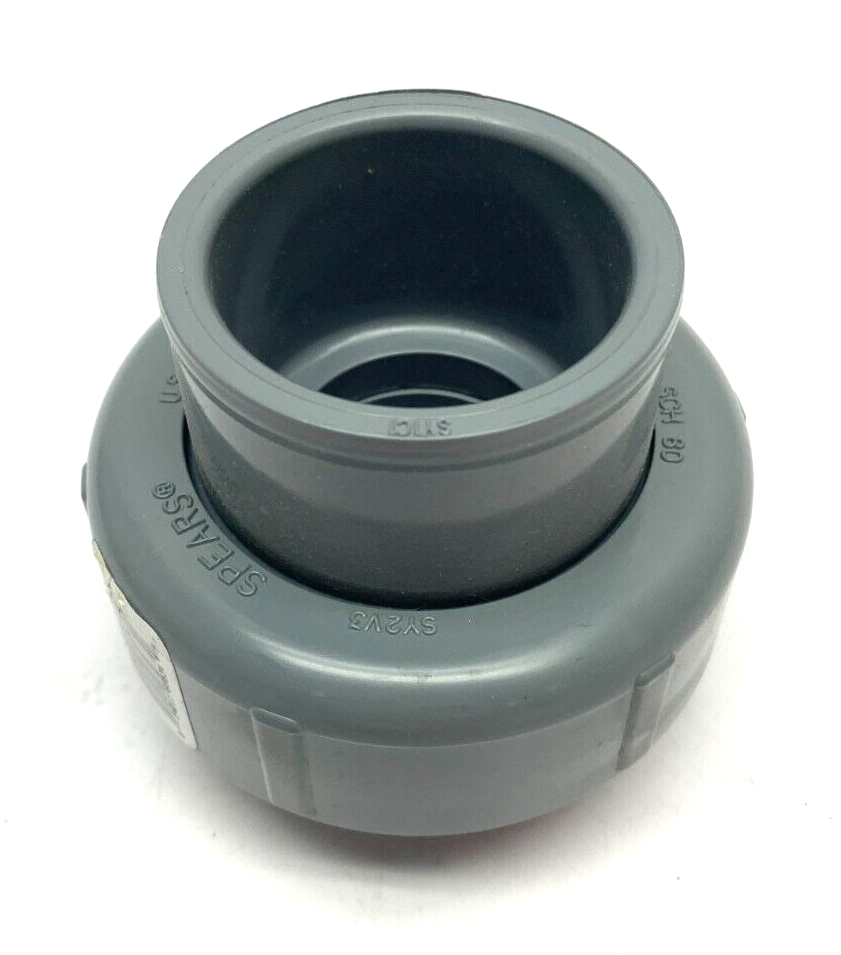 8097-012C | Spears 1-1/4" CPVC Union Ring Coupling Grey Socket SCH80 - New – Open box - Maverick Industrial Sales