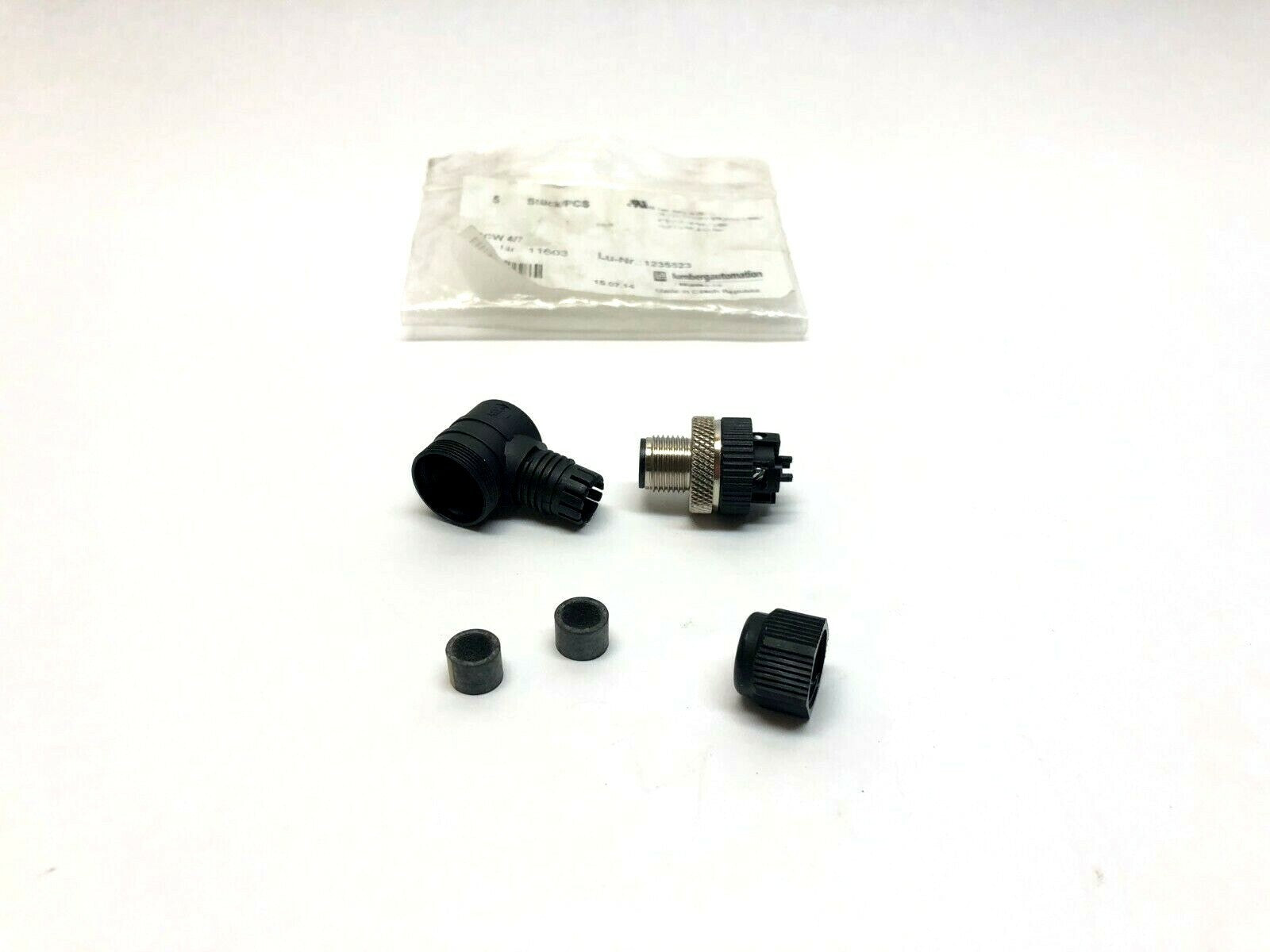 RSCW 4/7 | Lumberg Automation 11603 1235523 M12 Field Attachable Connector- New – Open box - Maverick Industrial Sales