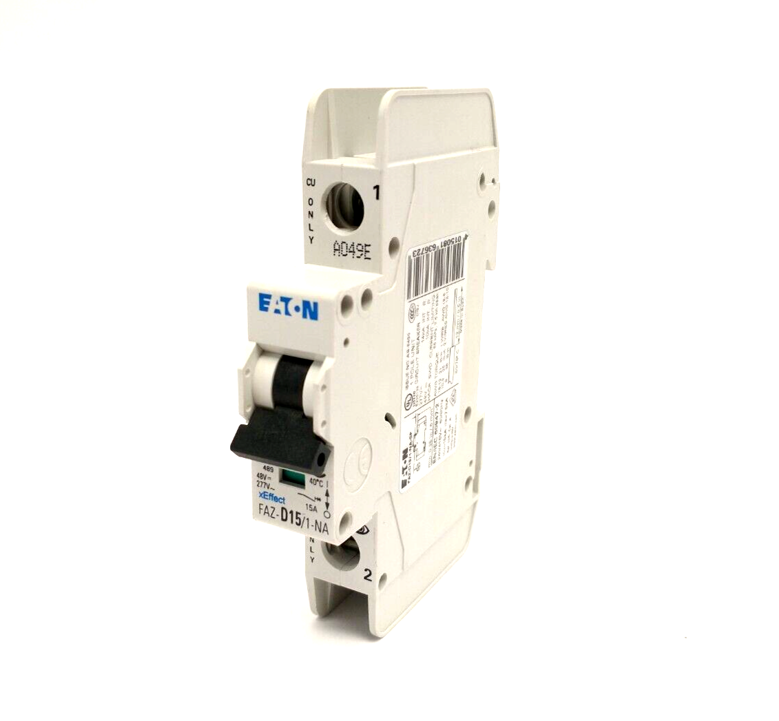 Eaton FAZ-D15/1-NA-SP Miniature Circuit Breaker 1P 15A - Maverick Industrial Sales