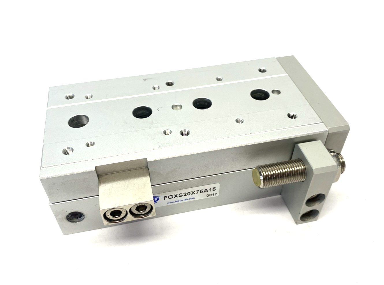 Fabco-Air FGXS20X75A15 Double-Acting Pneumatic Linear Guided Slide Actuator - Maverick Industrial Sales