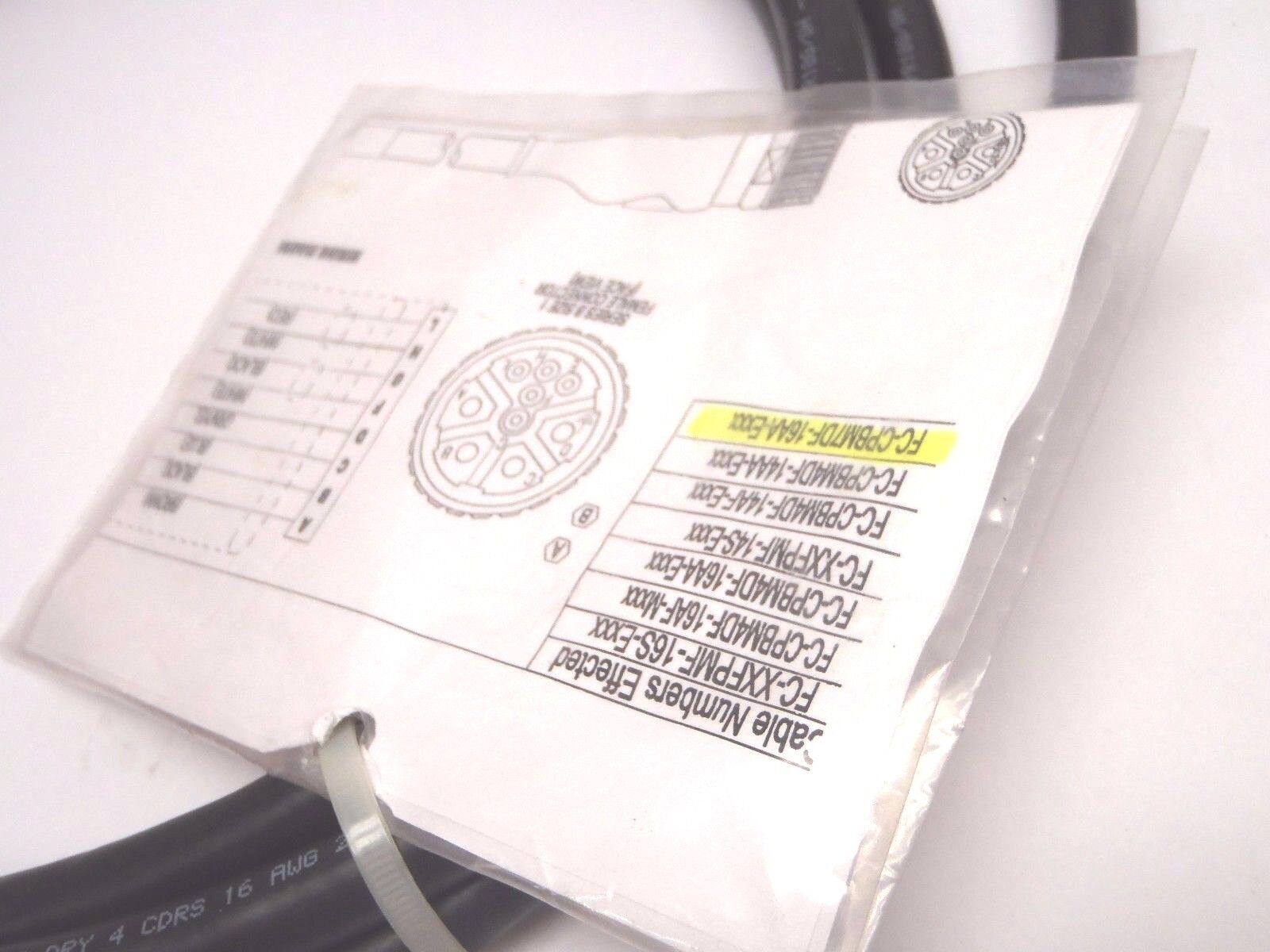 Flex-Cable FC-CPBM7DF-16AA-M003 Flex Servo Motor Cable - New – Open box - Maverick Industrial Sales