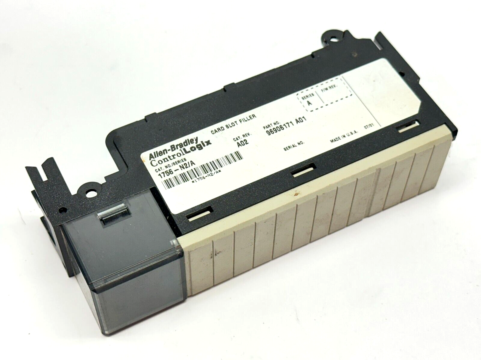 1756-N2/A | Allen Bradley Ser A Rev A02 ControlLogix Card Slot Filler - Used - Maverick Industrial Sales