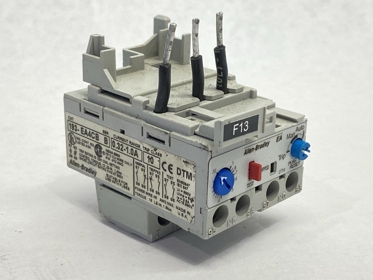 Allen Bradley 193-EA4CB Ser B Overload Relay 0.32-1.0A - Maverick Industrial Sales